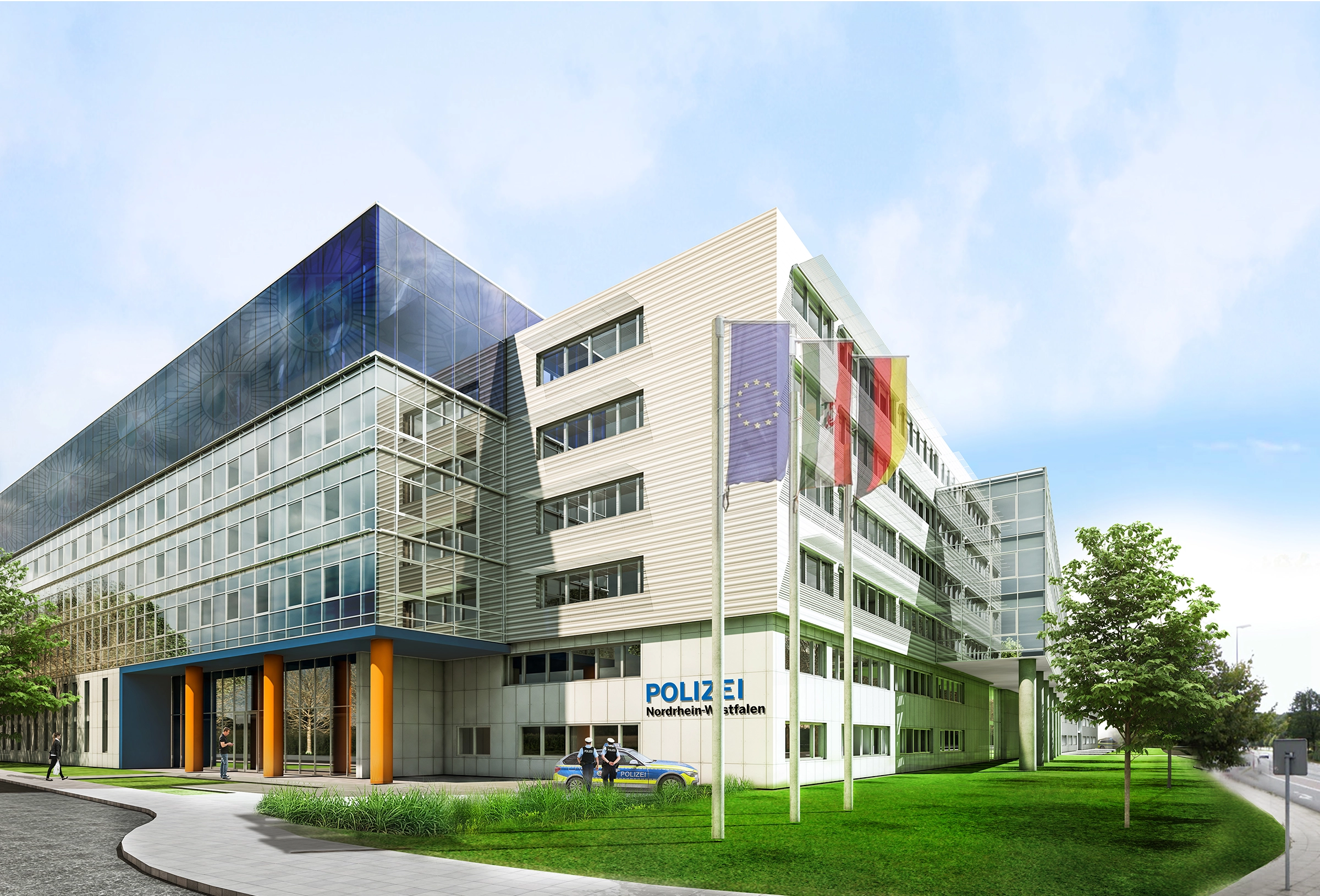 Visualisierung Polizeipräsidium Essen
